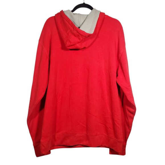 Champion SDSU Aztecs Hoodie Men's L Red Embroidered San Diego State Spellout - Picture 4 of 7